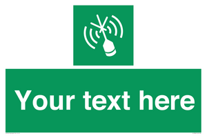 Custom sign safe condition Emergency position beacon